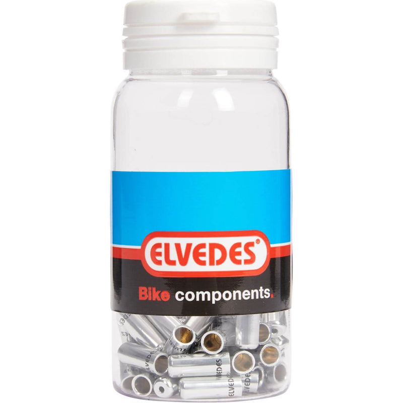 Afbeelding laden in galerijviewer, Elvedes kabelhoedje 4,2mm seal alu zilver (50st)