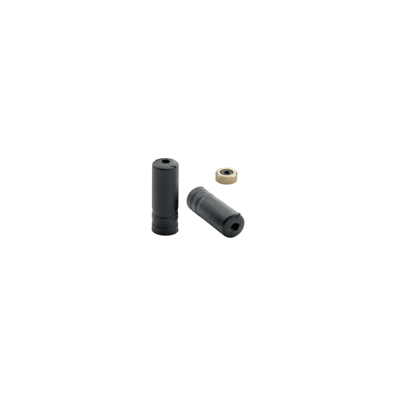 Afbeelding laden in galerijviewer, Elvedes kabelhoedje 4,3mm pvc zwart sealed (100st)