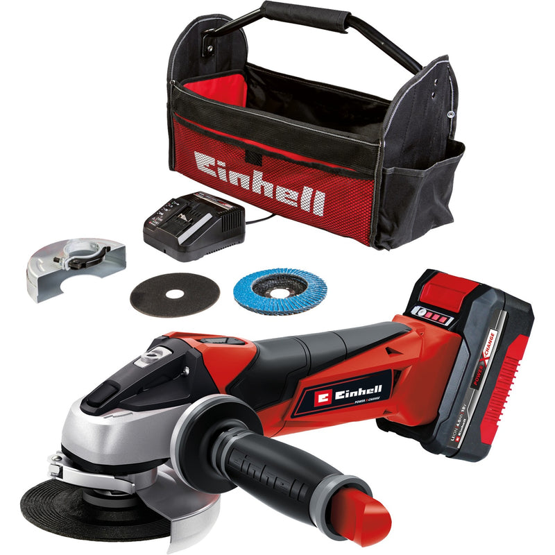 Load image into Gallery viewer, Einhell Einhell Accu Haakse Slijper TC-AG 18 115 Li Kit