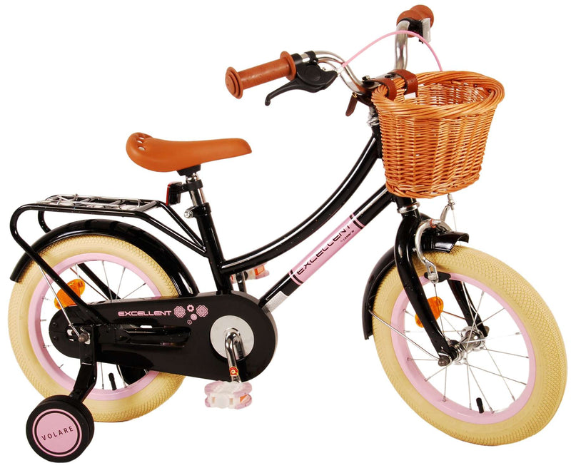 Load image into Gallery viewer, Volare Excellent Kinderfiets - Meisjes - 14 inch - Zwart