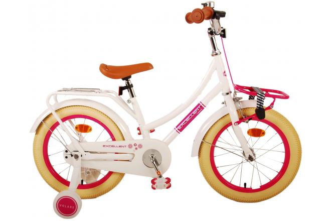 Load image into Gallery viewer, Volare Volare Kinderfiets Meisjes 16 inch Wit95% afgemonteerd