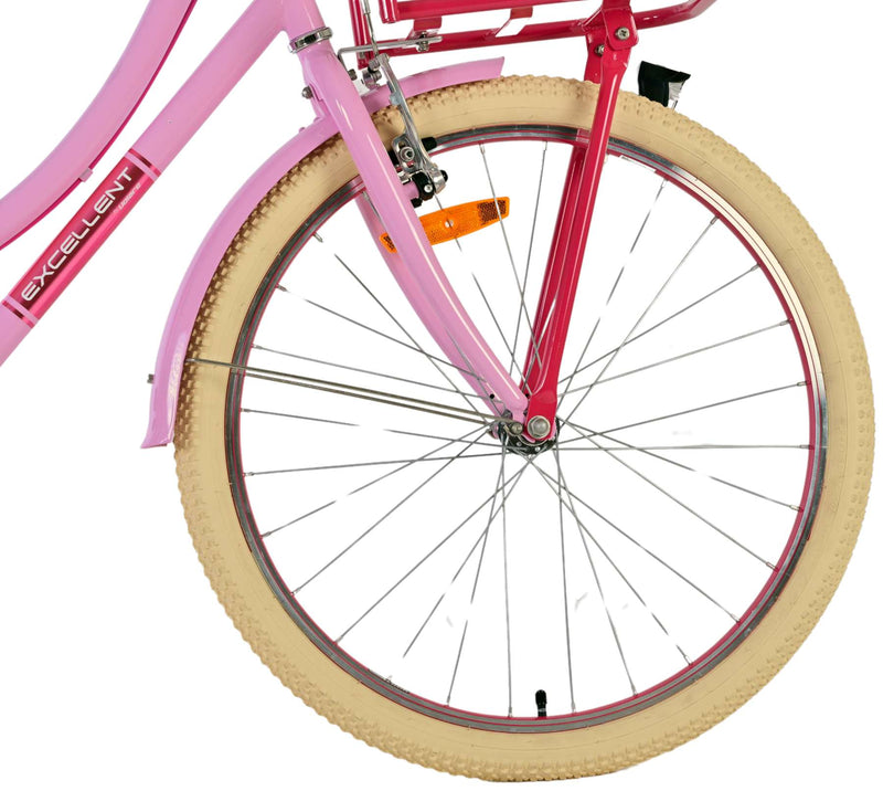 Load image into Gallery viewer, Volare Volare Kinderfiets Meisjes 24 inch RozeTwee handremmen
