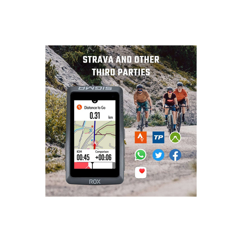 Load image into Gallery viewer, Sigma Fietscomputer ROX 12.1 EVO White Set met sensoren