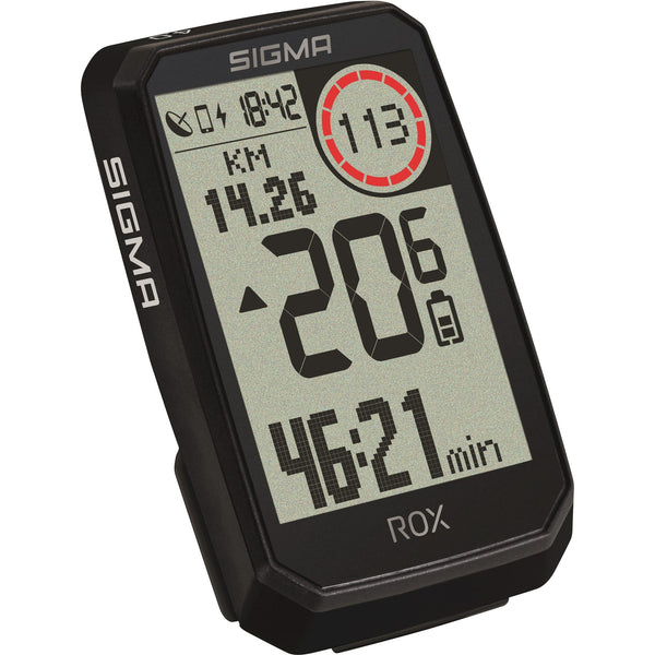 Sigma fietscomputer Rox 4.0 Endurance zwart
