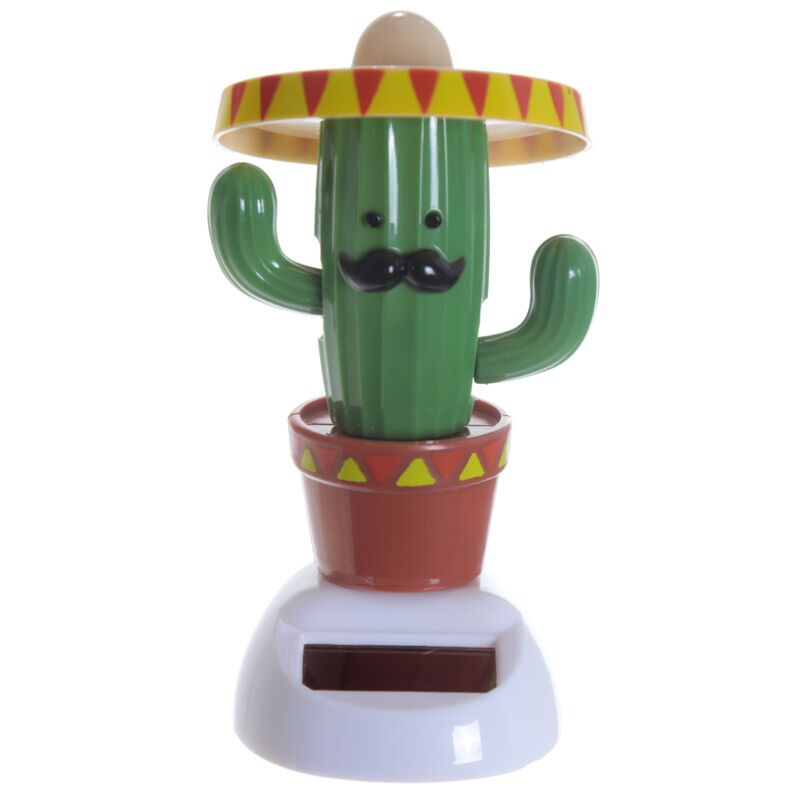 Cargue la imagen en el visor de la galería, Cactus met sombrero solar poppetje