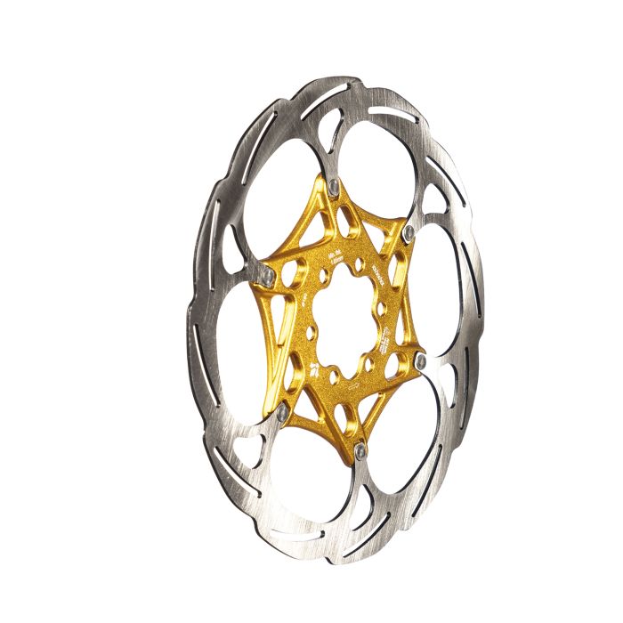 Afbeelding laden in galerijviewer, Formula disc 2-pieces - 6 bolts - ø180mm - gold