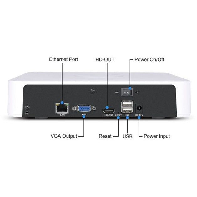 Laden Sie das Bild in Galerie -Viewer, Foscam FN8108H, 8-kanaals 5MP Netwerk Video Recorder