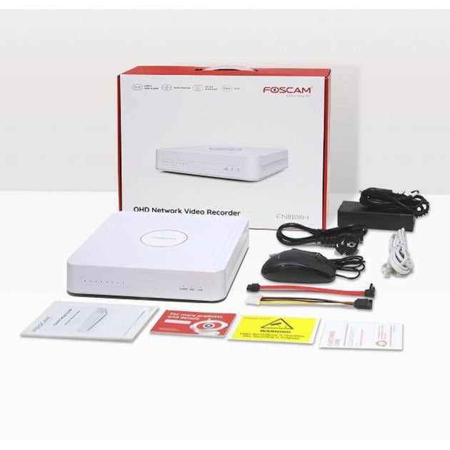 Laden Sie das Bild in Galerie -Viewer, Foscam FN8108H, 8-kanaals 5MP Netwerk Video Recorder