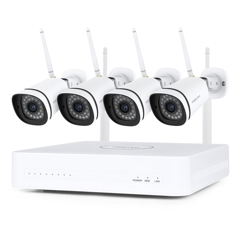 Load image into Gallery viewer, Foscam FN8108W-B4-1T, 2K 3MP 8-kanaals WiFi beveiligingss