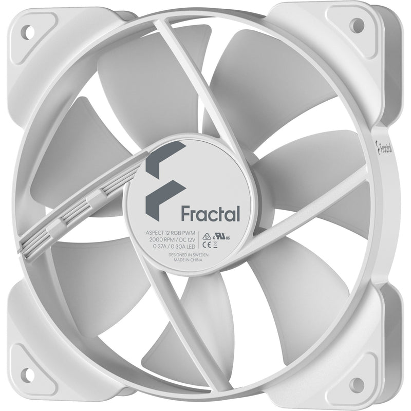 Load image into Gallery viewer, Fractal Design Fractal Design Aspect 12 RGB PWM White Frame