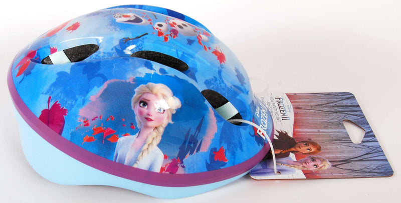 Load image into Gallery viewer, Disney Frozen fiets- skatehelm blauw roze maat 51-55 cm