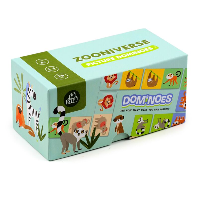 Laden Sie das Bild in Galerie -Viewer, Zooniverse kinder domino set
