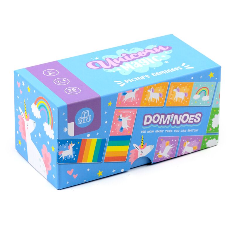 Laden Sie das Bild in Galerie -Viewer, Unicorn magic kinder domino set