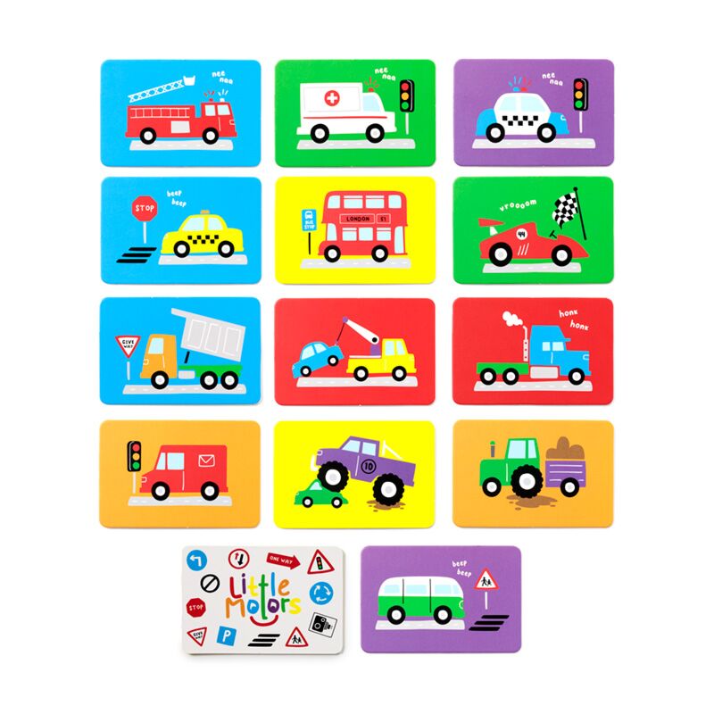 Laden Sie das Bild in Galerie -Viewer, Kleine motors kids memory kaartset