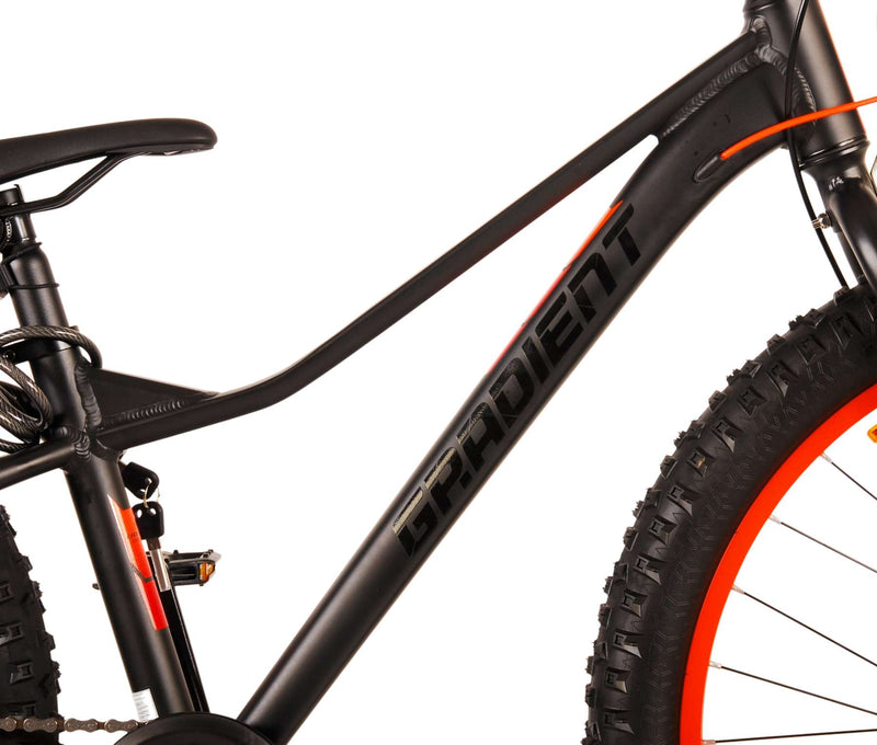 Load image into Gallery viewer, Volare Gradient Kinderfiets – Jongens – 26 inch – Zwart Oranje – 7 speed – Prime Collection
