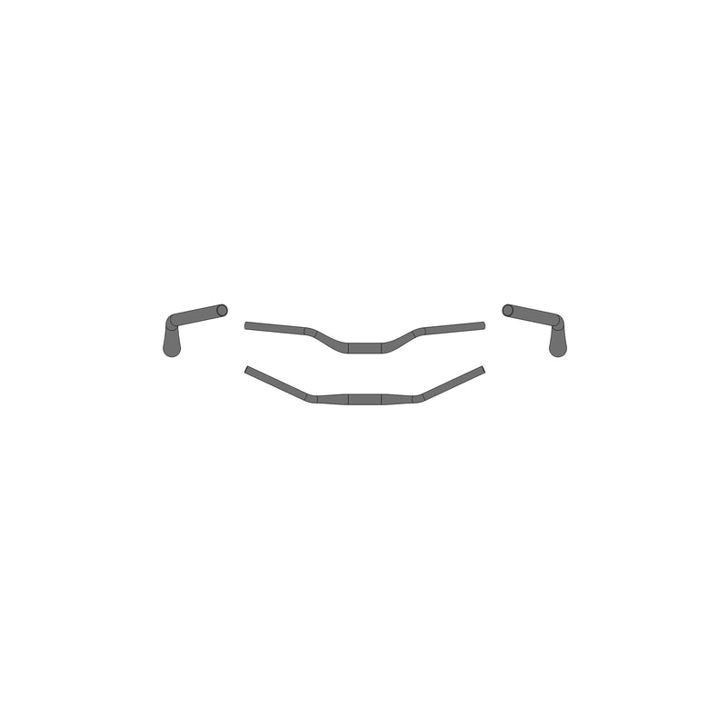 Load image into Gallery viewer, Stuur Riser Bar 50 Comfort ø31,8x720 - zwart