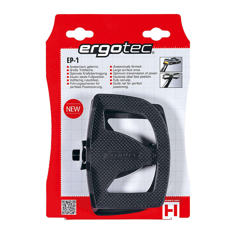 Load image into Gallery viewer, Pedaalset Ergotec EP-1 anti-slip- zwart