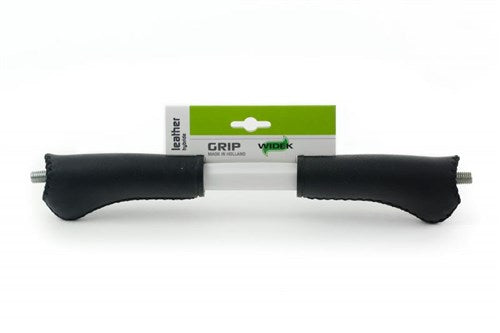 Cargue la imagen en el visor de la galería, Widek Handvat Leer Hybride Zwart 120mm
