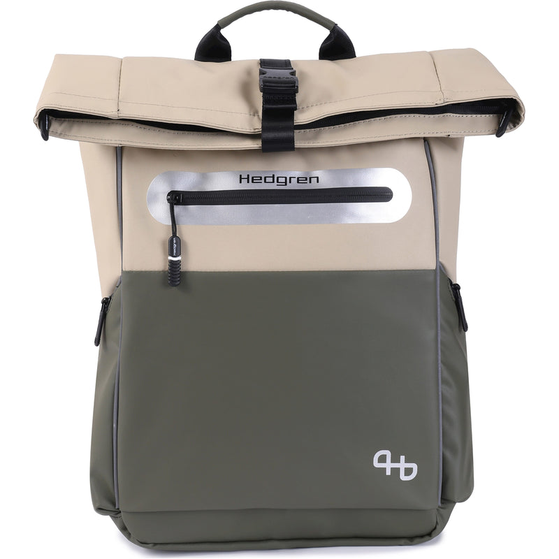 Load image into Gallery viewer, Hedgren commute bike chain rugtas 18,2l beige olive