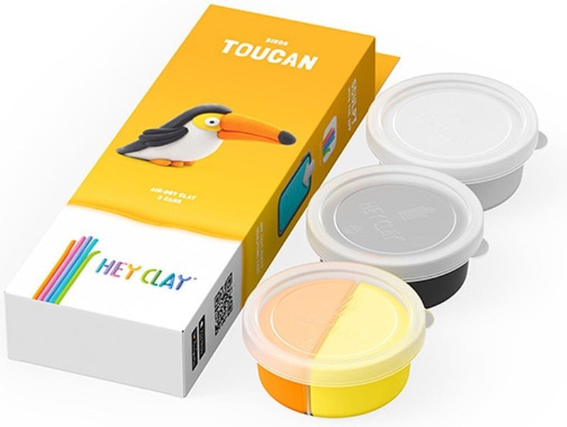 Laden Sie das Bild in Galerie -Viewer, Hey-clay toucan 3 cans boetseerklei
