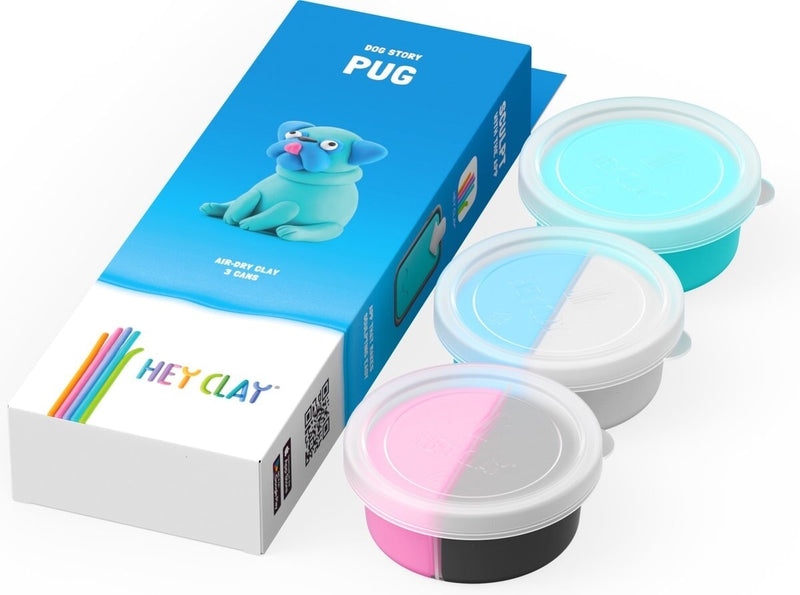 Laden Sie das Bild in Galerie -Viewer, Hey-clay pug 3 cans boetseerklei