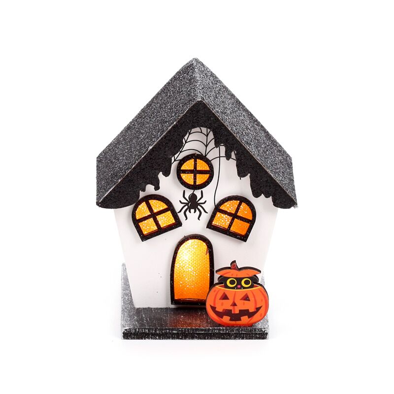 Cargue la imagen en el visor de la galería, Griezelig pompoen spinnen huis halloween led decoratie