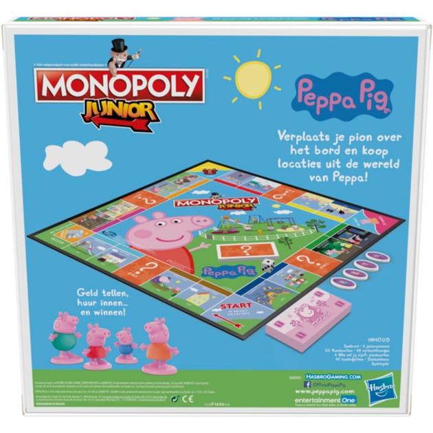 Load image into Gallery viewer, Hasbro Monopoly Junior Peppa Pig