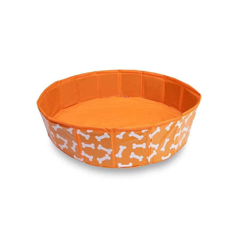 Cargue la imagen en el visor de la galería, Bonebash | oranje honden zwembad ø 80 cm