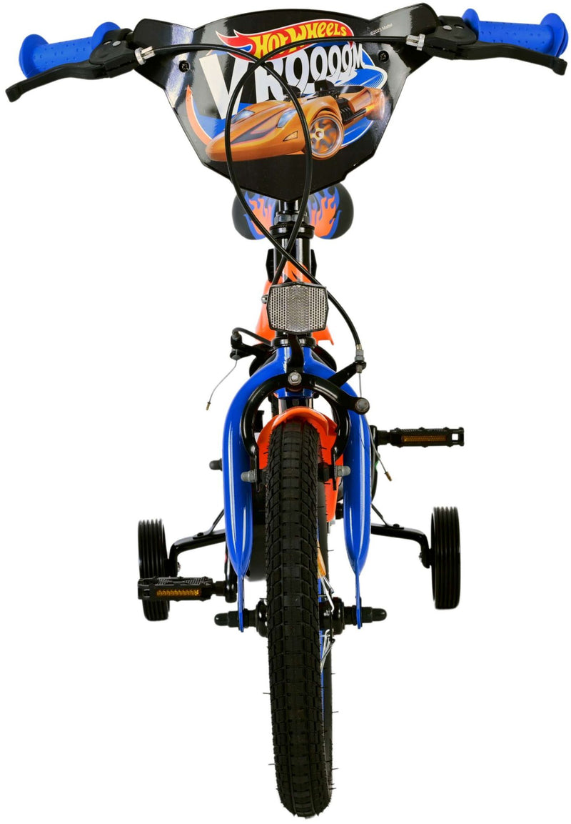 Load image into Gallery viewer, Hot wheels kinderfiets - jongens - 14 inch - zwart - twee handremmen