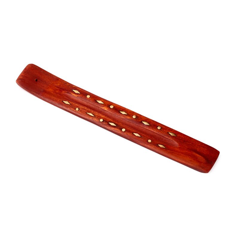 Cargue la imagen en el visor de la galería, Ruitjes - mango hout wierookhouder voor stokjes