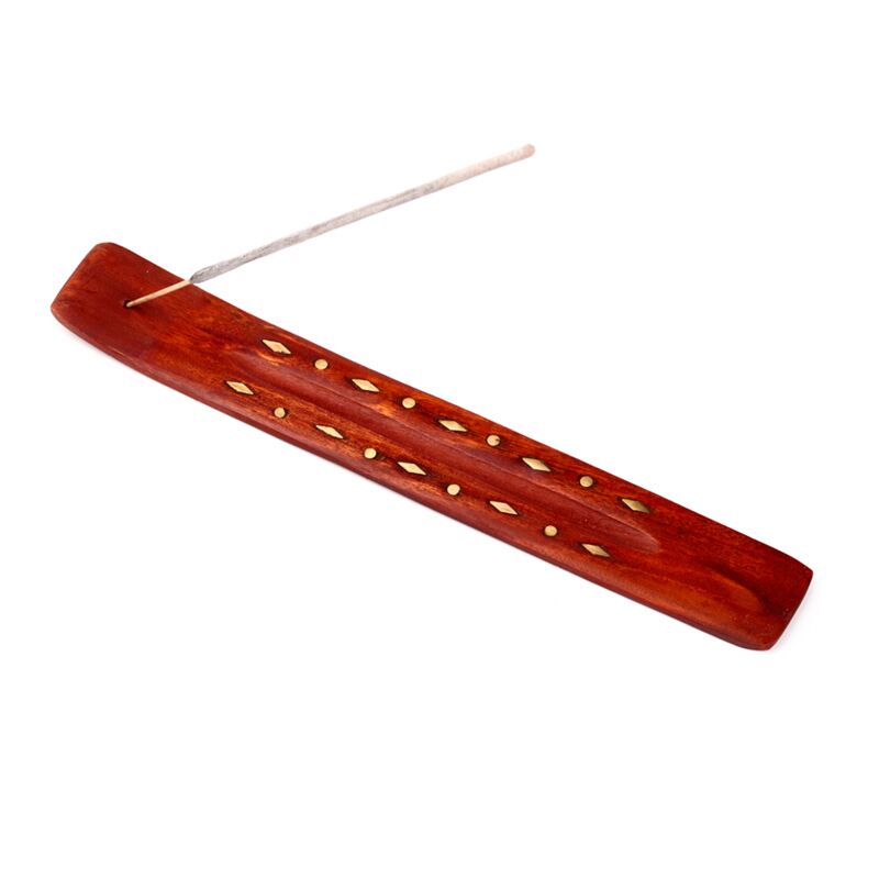 Cargue la imagen en el visor de la galería, Ruitjes - mango hout wierookhouder voor stokjes