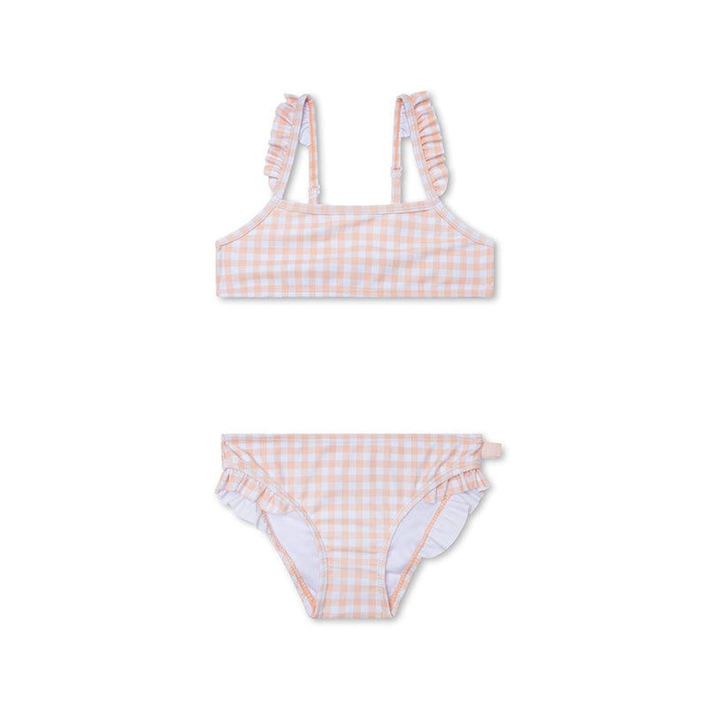Laden Sie das Bild in Galerie -Viewer, Sunset grid | oranje wit meisjes uv bikini