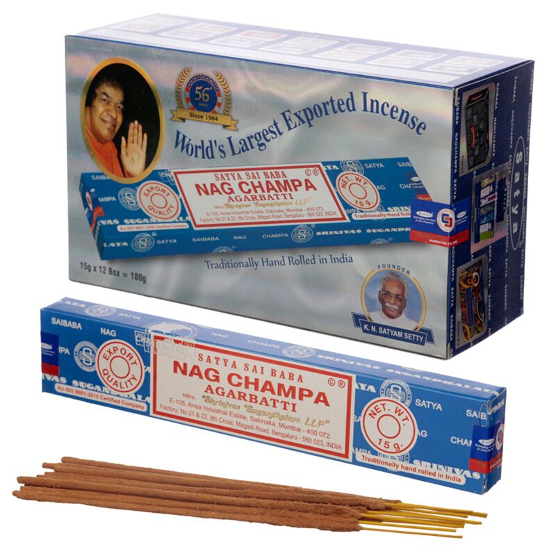 Laden Sie das Bild in Galerie -Viewer, Satya nag champa wierook stokjes