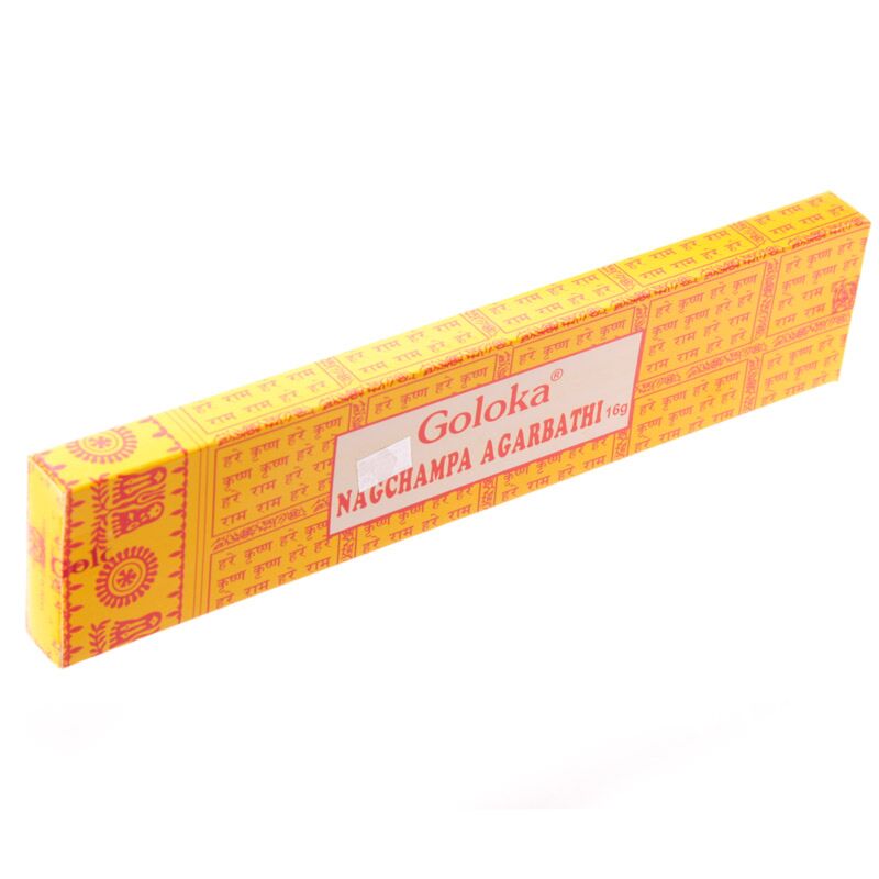 Cargue la imagen en el visor de la galería, Agarbathi - goloka nag champa wierook 16g