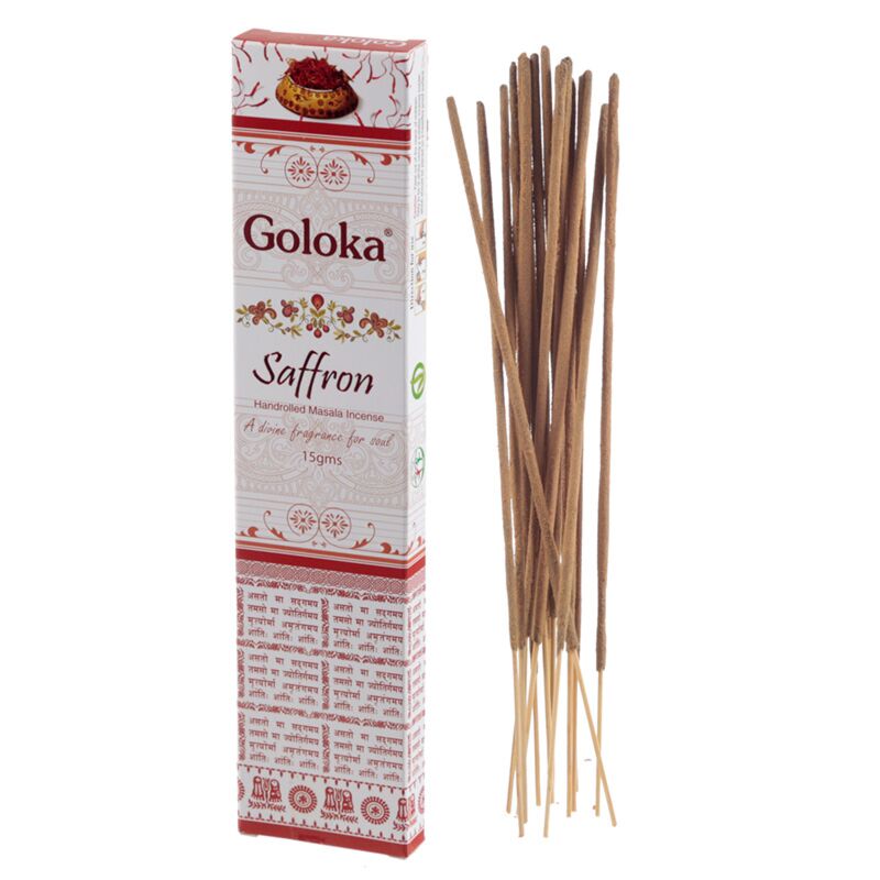 Laden Sie das Bild in Galerie -Viewer, Saffraan - goloka masala wierook stokjes