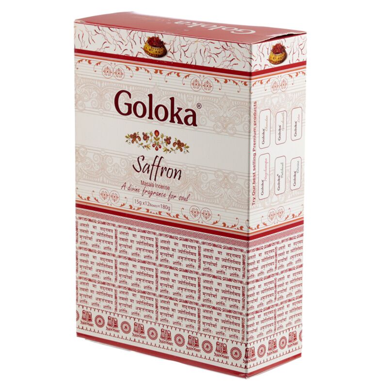 Laden Sie das Bild in Galerie -Viewer, Saffraan - goloka masala wierook stokjes