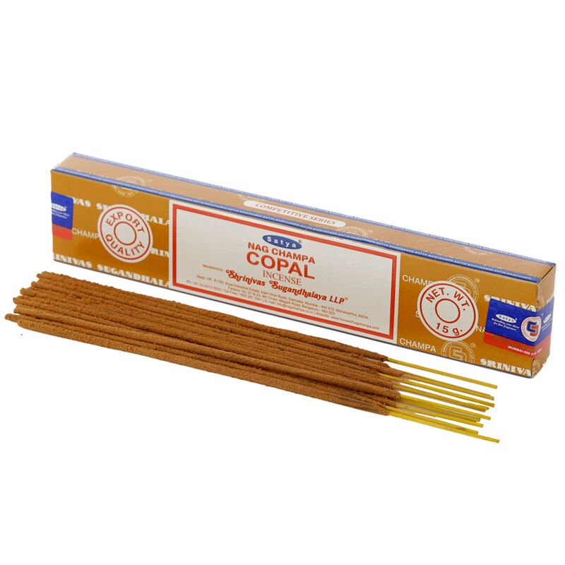 Cargue la imagen en el visor de la galería, 01348 kopal - satya nag champa wierook stokjes