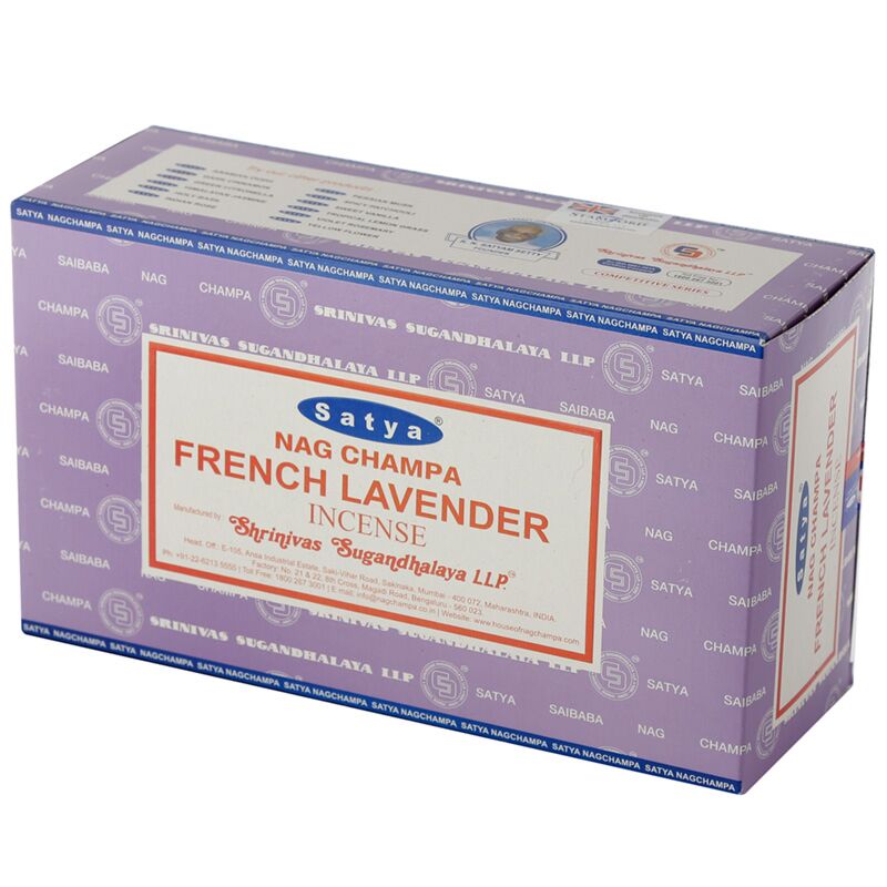 ギャラリービューアに画像をロードする, 01353 franse lavendel - satya nag champa wierook stokjes