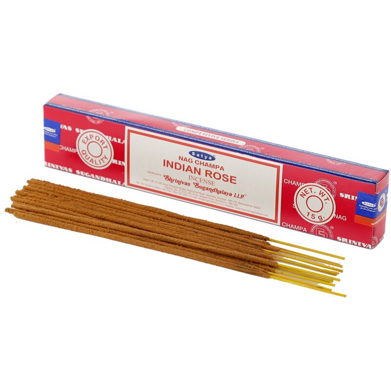Cargue la imagen en el visor de la galería, 01360 indische roos - satya nag champa wierook stokjes