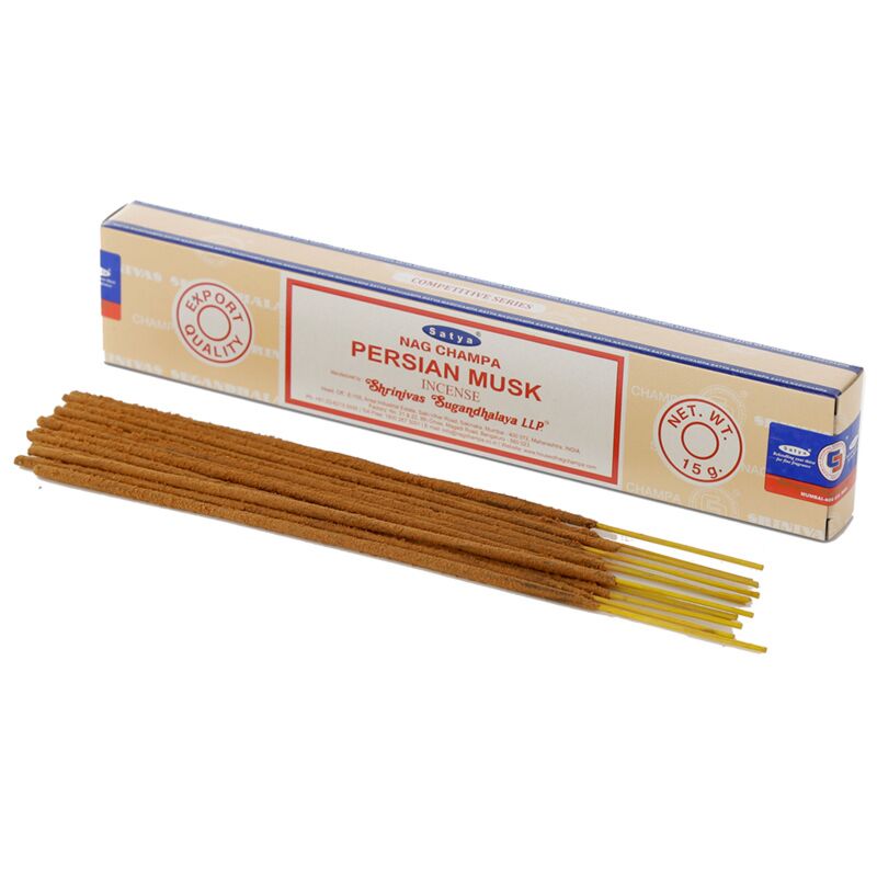 Cargue la imagen en el visor de la galería, 01360 perzische musk - satya nag champa wierook stokjes