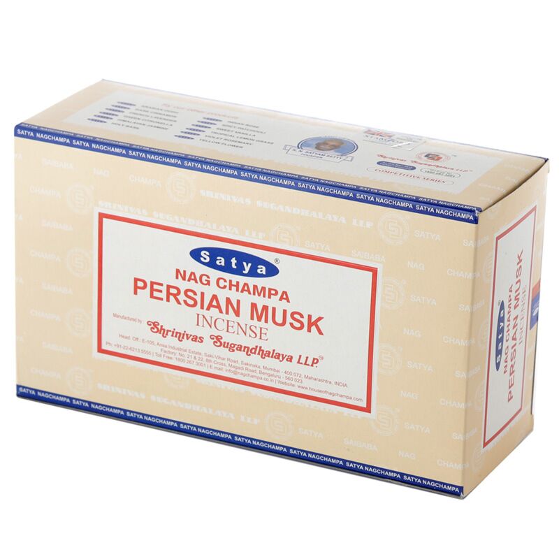 Cargue la imagen en el visor de la galería, 01360 perzische musk - satya nag champa wierook stokjes