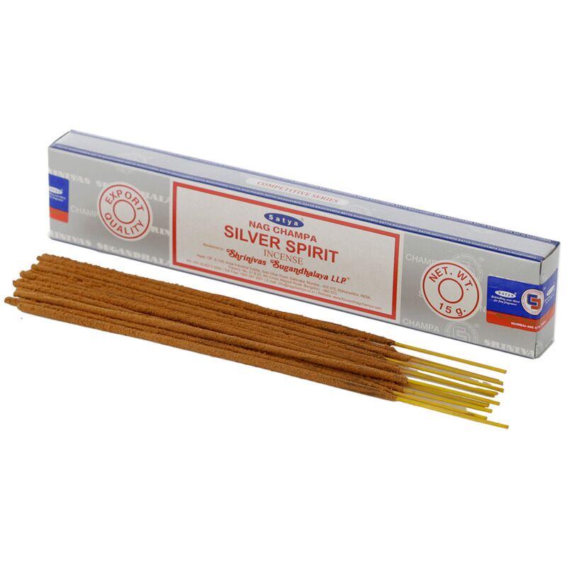 Laden Sie das Bild in Galerie -Viewer, 01363 zilver geest - satya nag champa wierook stokjes