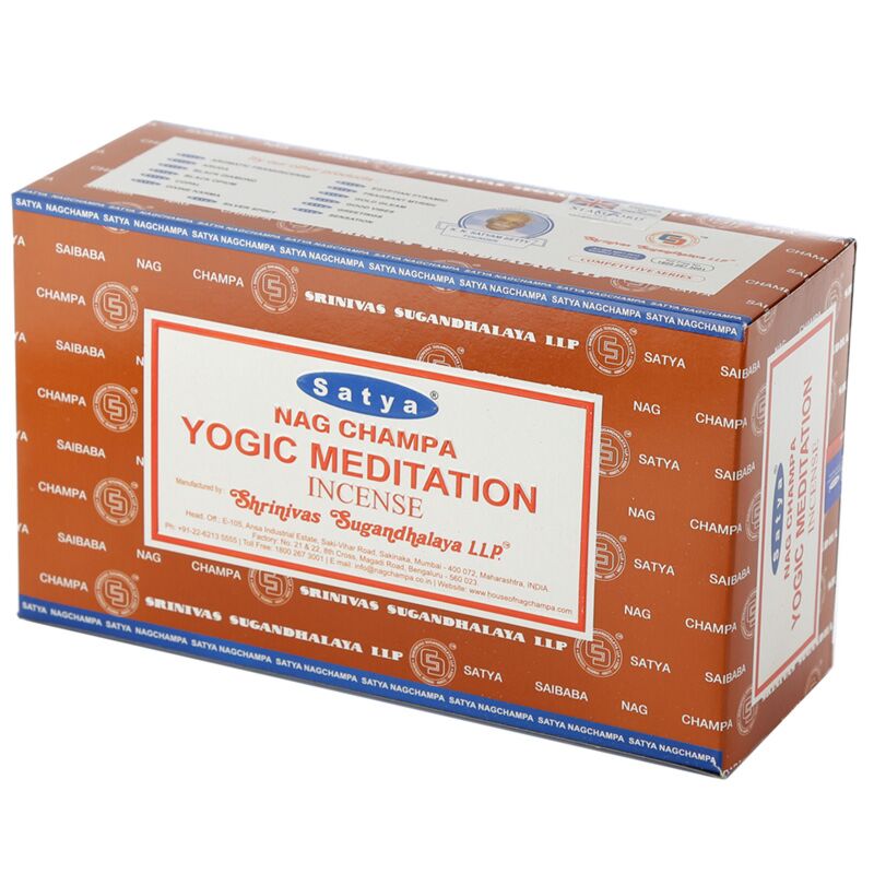 Laden Sie das Bild in Galerie -Viewer, 01369 yogi meditatie - satya nag champa wierook stokjes
