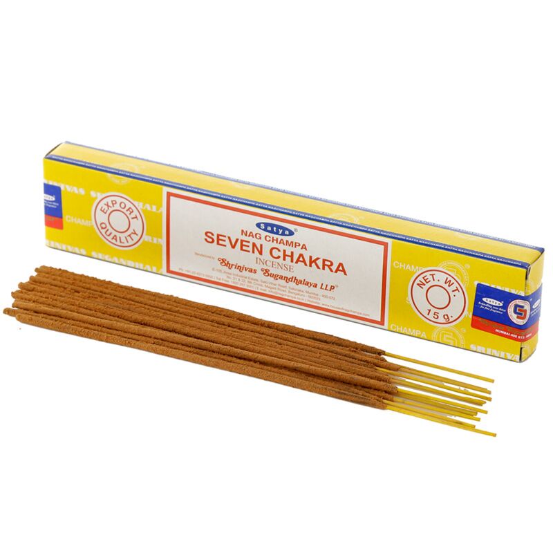 Laden Sie das Bild in Galerie -Viewer, 01412 vfm zeven chakra - satya nag champa wierook stokjes