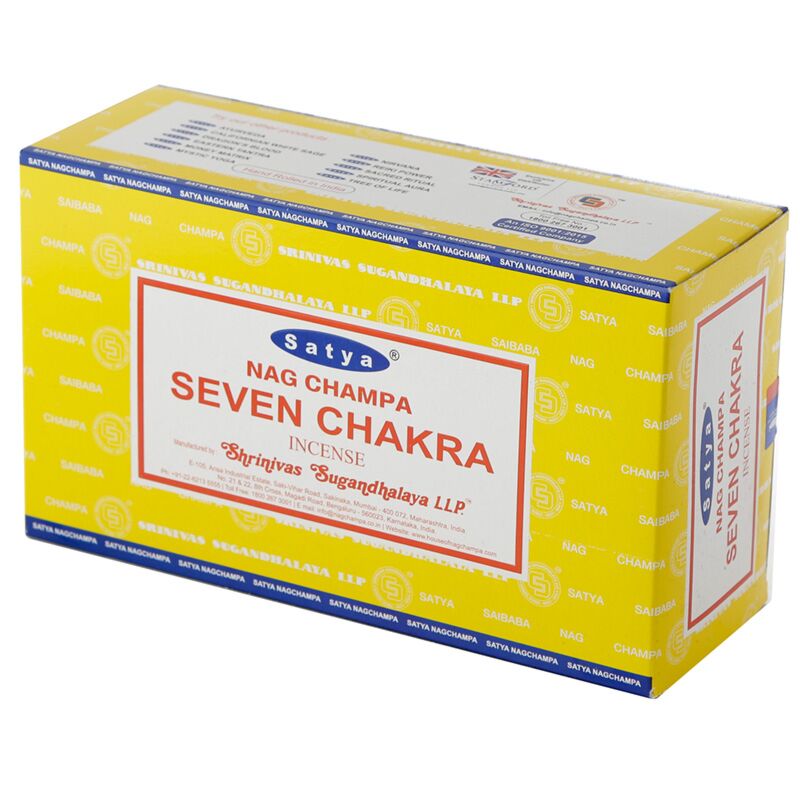 Laden Sie das Bild in Galerie -Viewer, 01412 vfm zeven chakra - satya nag champa wierook stokjes