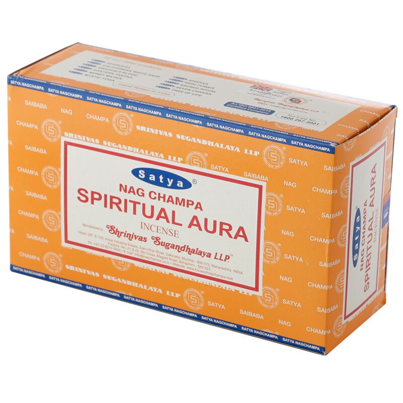 Laden Sie das Bild in Galerie -Viewer, 01413 vfm spirituelel aura - satya nag champa wierook stokjes