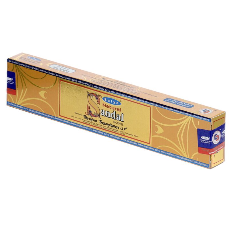 Chargez l'image dans la visionneuse de la galerie, 01442 natural sandalwood - satya nag champa wierook stokjes