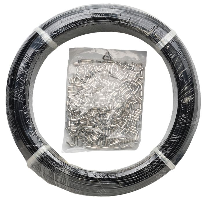 Afbeelding laden in galerijviewer, Jagwire brake housing 5mm cex (end caps included) (200 m) - black
