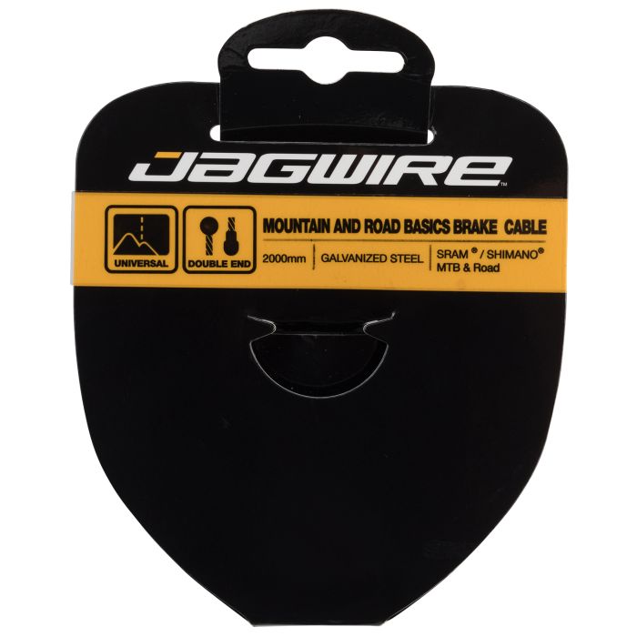 Afbeelding laden in galerijviewer, Jagwire mountain road brake cable - basics galvanized - 1.6x2795mm - sram shimano mtb road