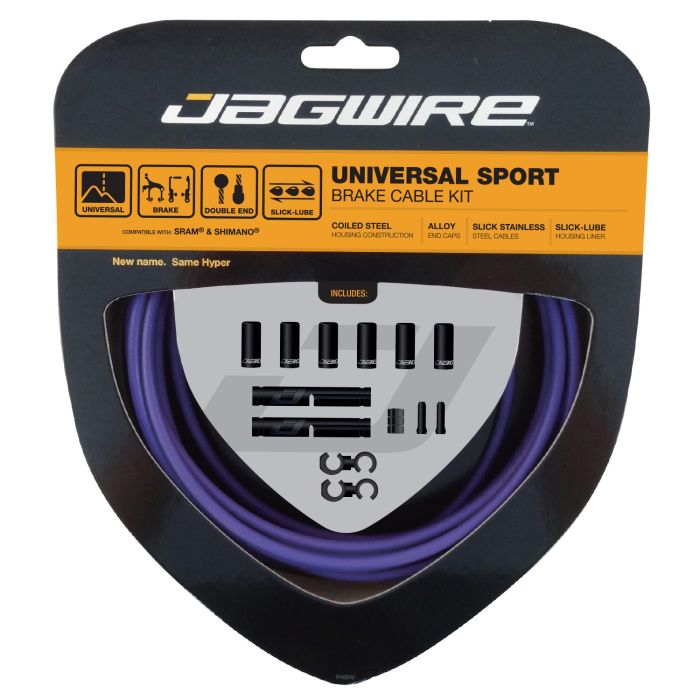 Chargez l'image dans la visionneuse de la galerie, Jagwire universal sport brake kit - purple
